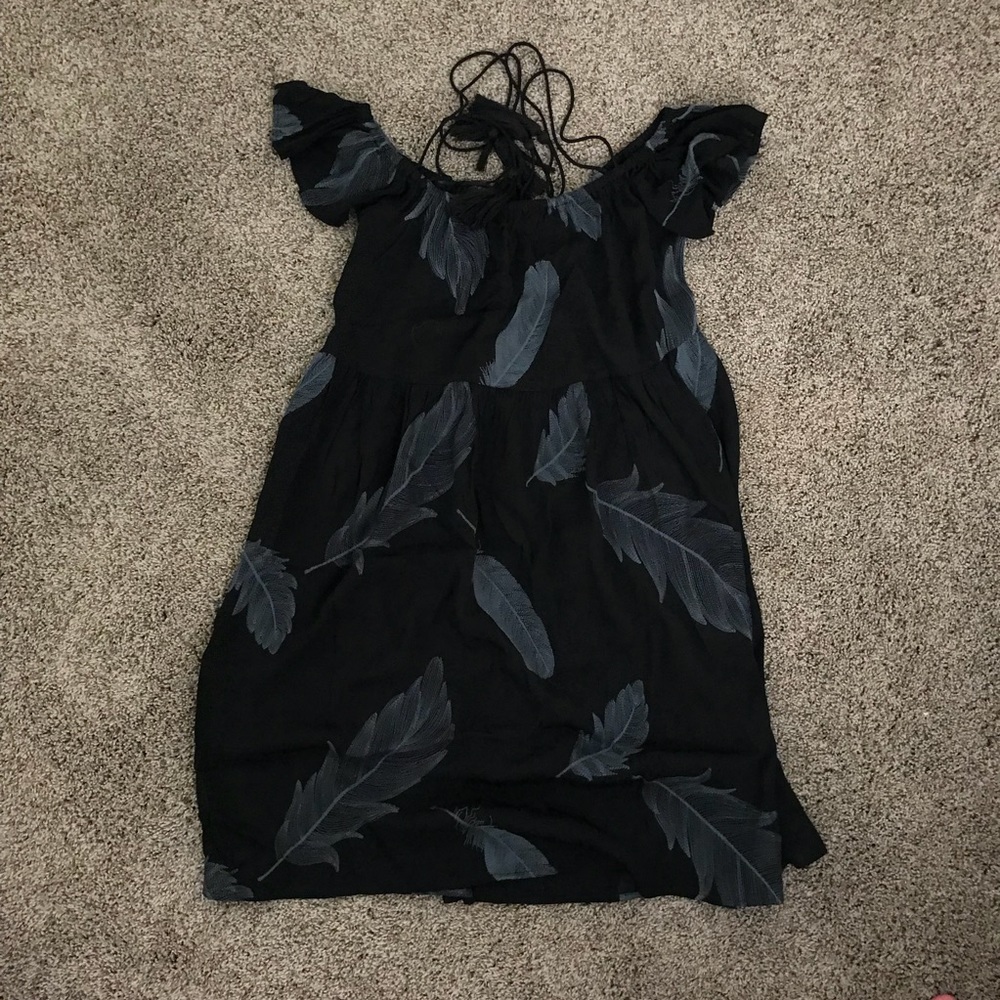 Leaf midi dress